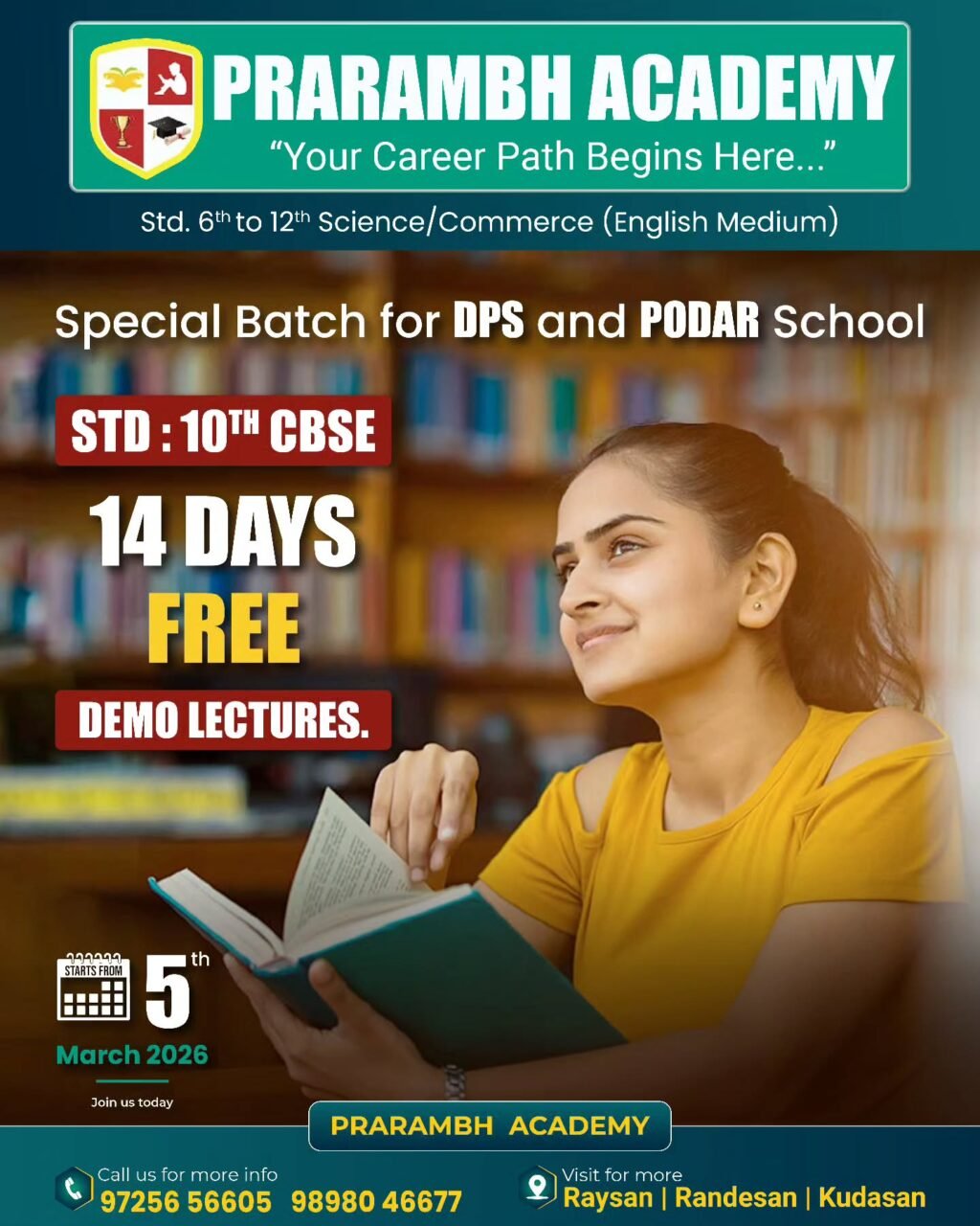 Instagram post from prarambhacademy. This post is in position 1.